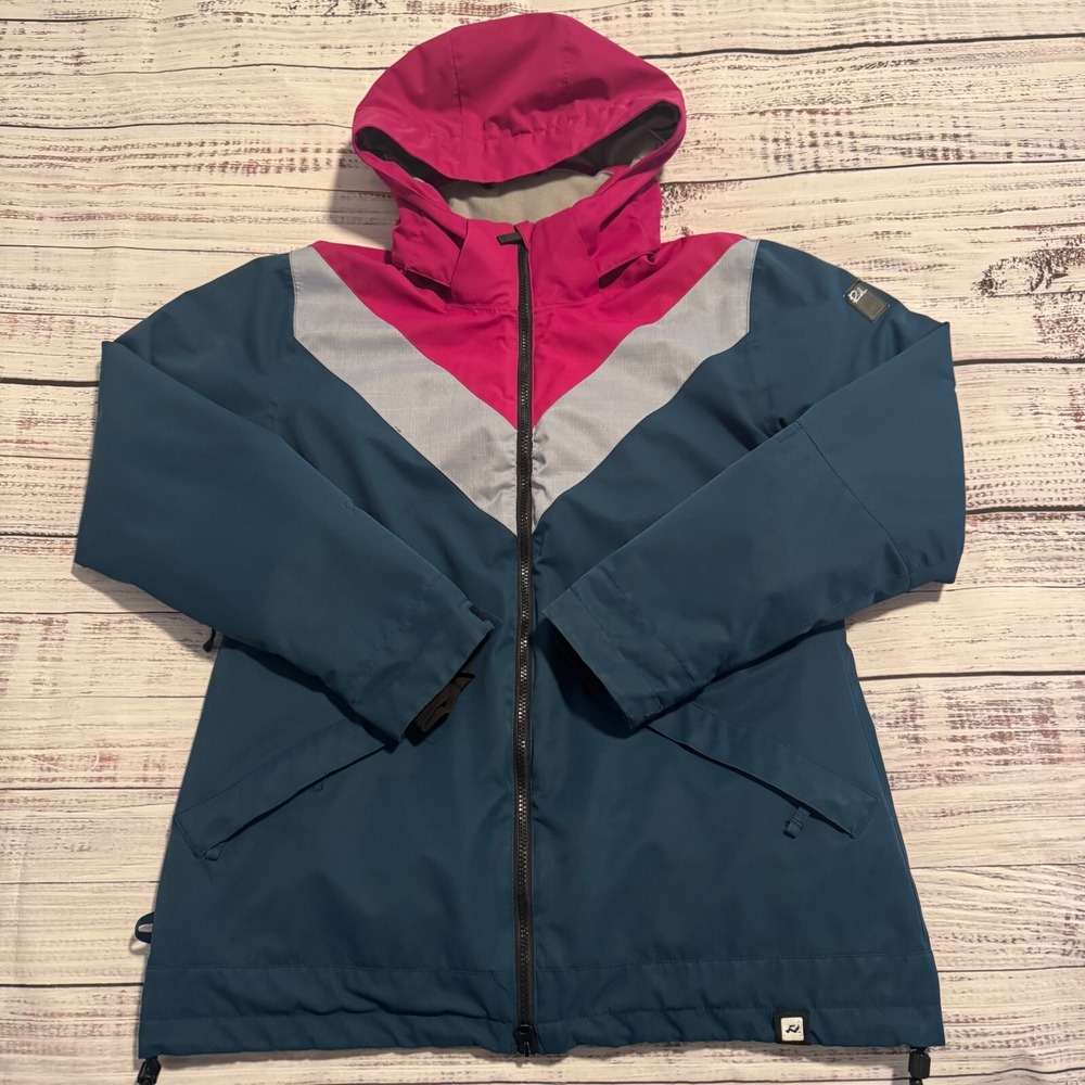 Ride‎ Snowboards Jacket 10K ACT Waterproof Hooded Winter Ski Women's Size Large